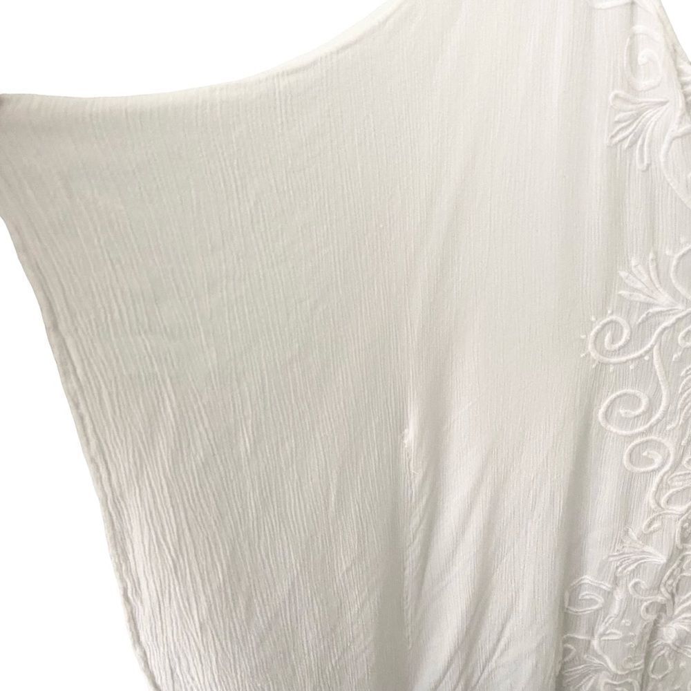 Lilly Pulitzer Mella Maxi Coverup In Resort White in Size S/M - Picture 7 of 11